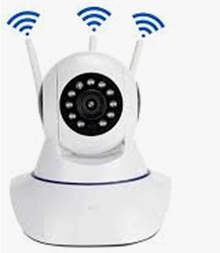 OJXTZF Best quality wifi cctv camera with mobile connect HD Dual Antenna  WiFi Enabled Indoor Security Camera with Night Vision App enableD cctv  Camera for home,office-IRT17 Security Camera Price in India 