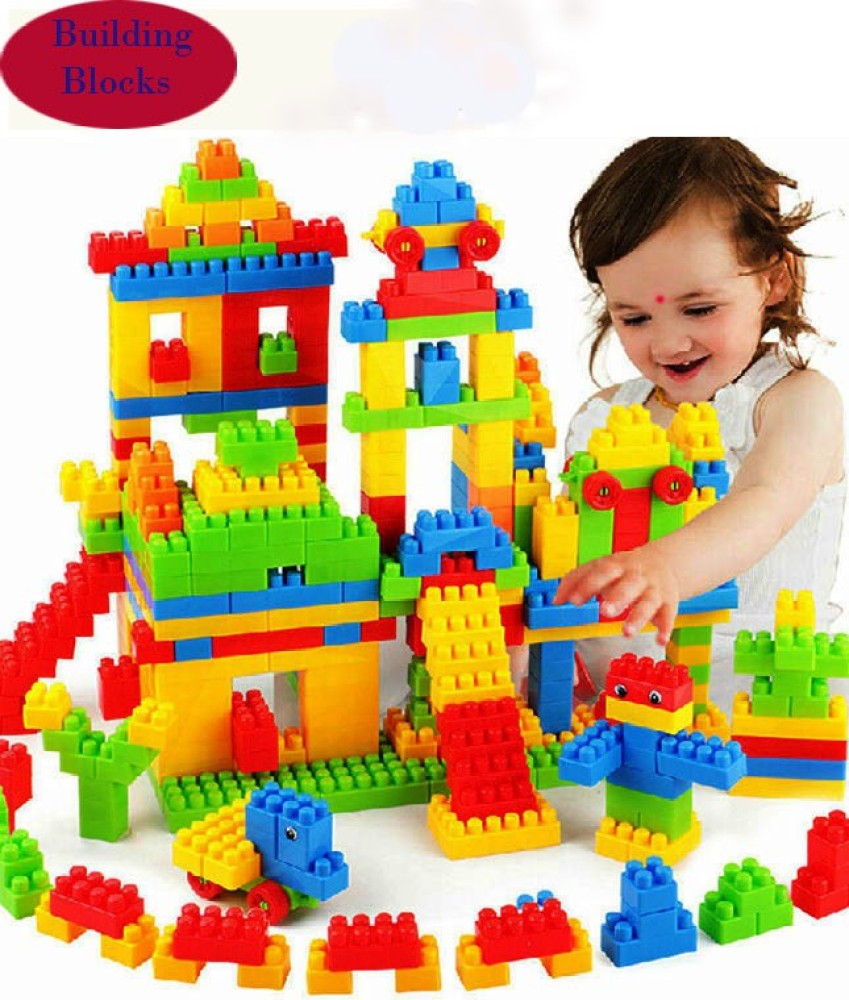 FRAONY Creativity 100 Pcs Blocks Game Set for Children My Smart Block Set,  Educational Building Easy Design Model Kids Home Fun Toy Both Boys and  Girls - Creativity 100 Pcs Blocks Game