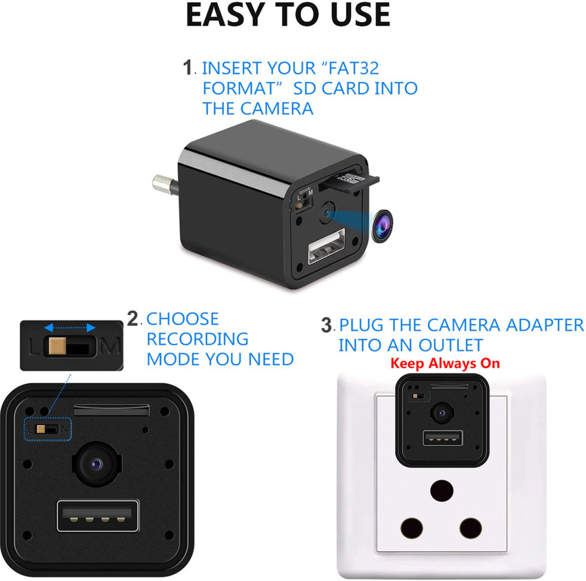 mobile charger camera