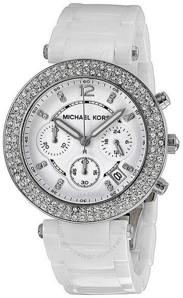 TMR2  Michael Kors White Oversized Ceramic Watch Style MK5163 Need   Rewindz VI