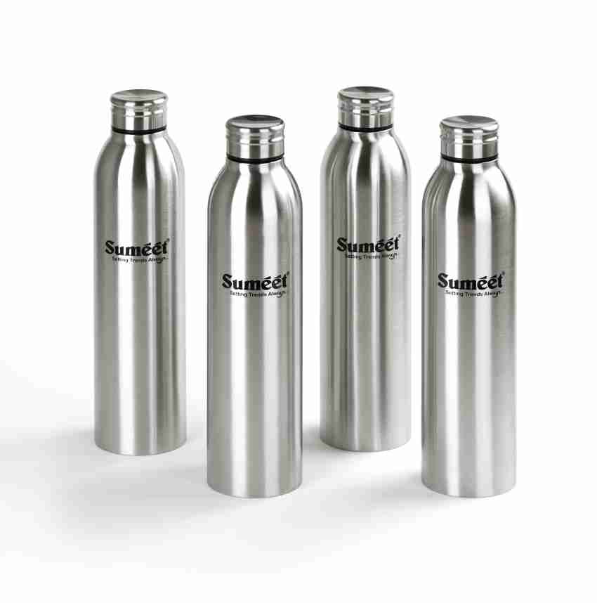 Sumeet Sleek Stainless Steel Leak-Proof Water Bottle Fridge Bottle1000ml 6  Pcs