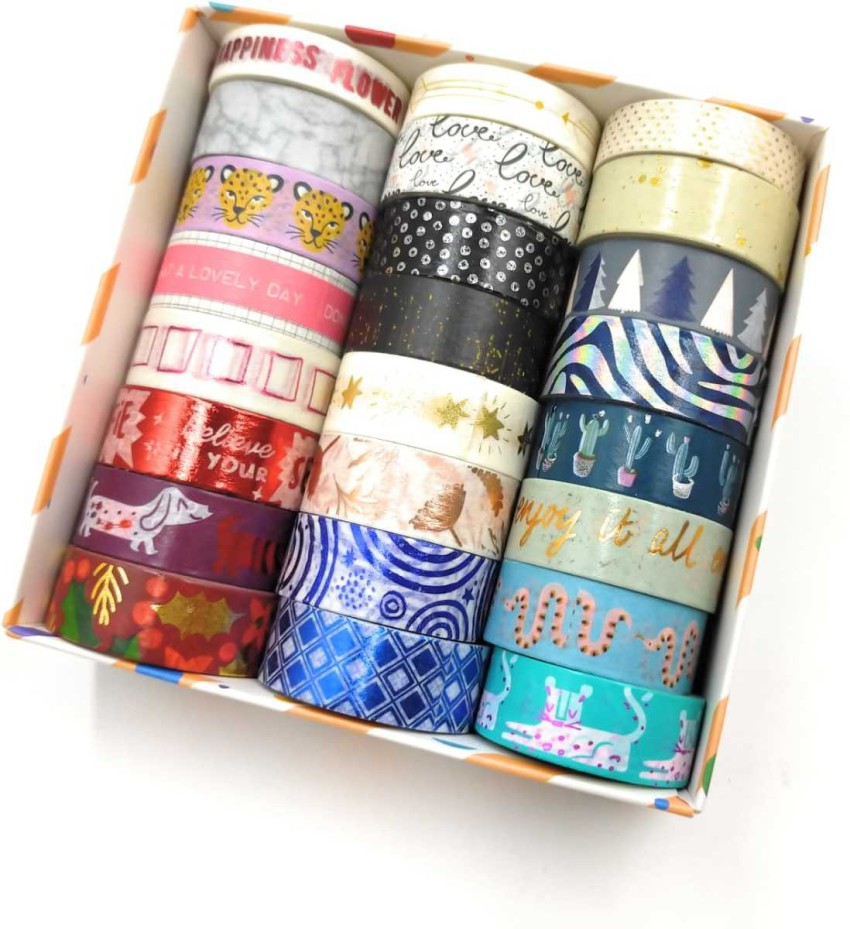 Washi Tape Set 120 Rolls / Box Multi-style and Multi-size Scrapbook DIY  Masking Tape