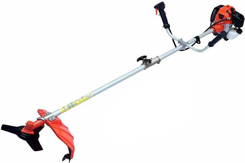 Rockstar 2 Stroke Air Cooled Grass Cutting Machine for Agriculture Gardening Farming with 52CC Engine and Blade Fuel Grass Trimmer