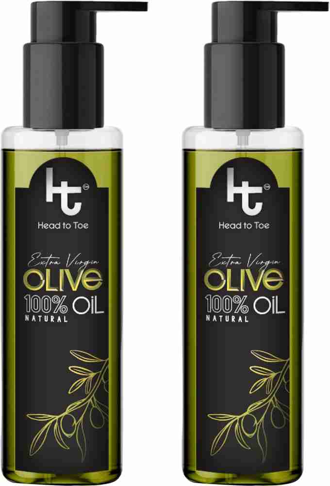 Head To Toe Extra Virgin Olive Oil for Hair, Skin & Stress Relief