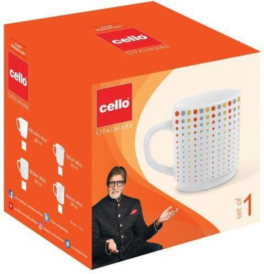 Cello Opalware Roma Coffee Mug (Set of 4pcs) – GOOD HOMES