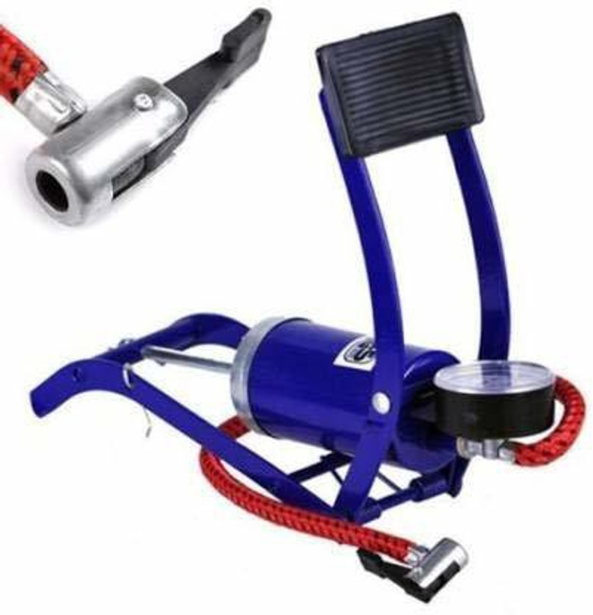 Foot air pump best sale for car and bike