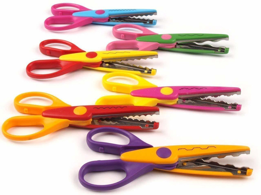 Flipkart Rudra Designer Shape Cutter Scissor Pack of 6