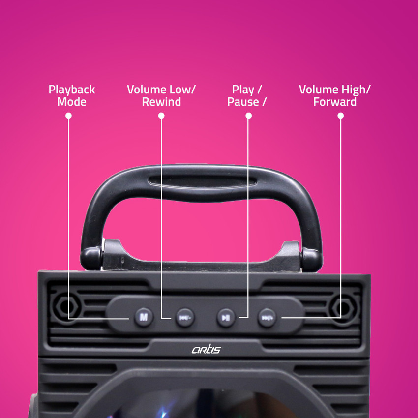 Buy artis BT63 10 W Bluetooth Party Speaker Online from Flipkart