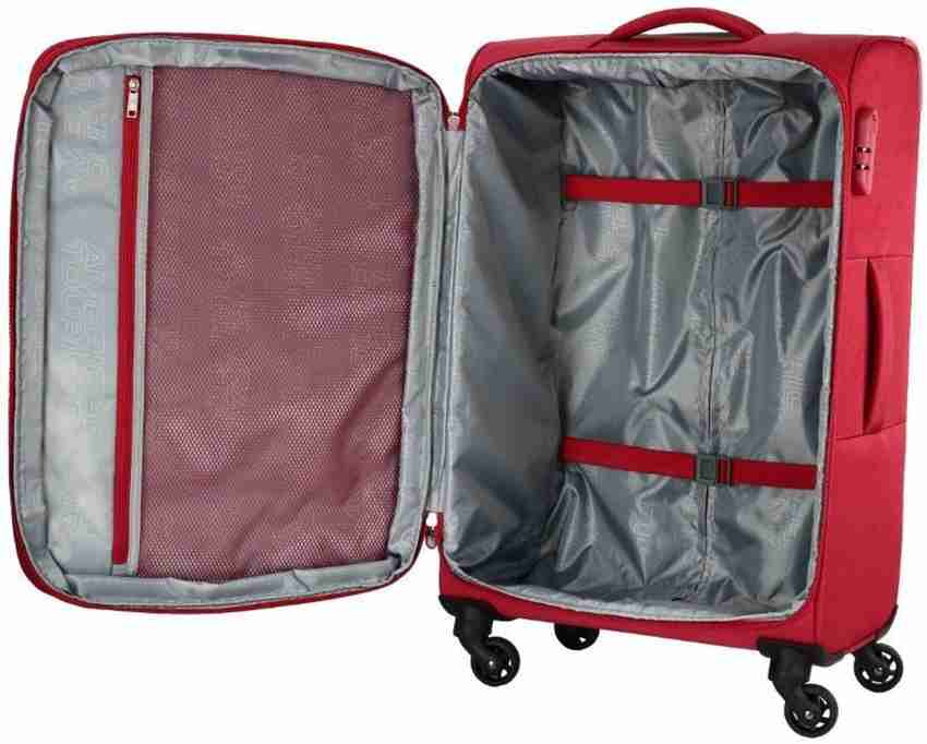 AMERICAN TOURISTER Amt Timor Spinner Expandable Check in Suitcase 4 Wheels 26 inch