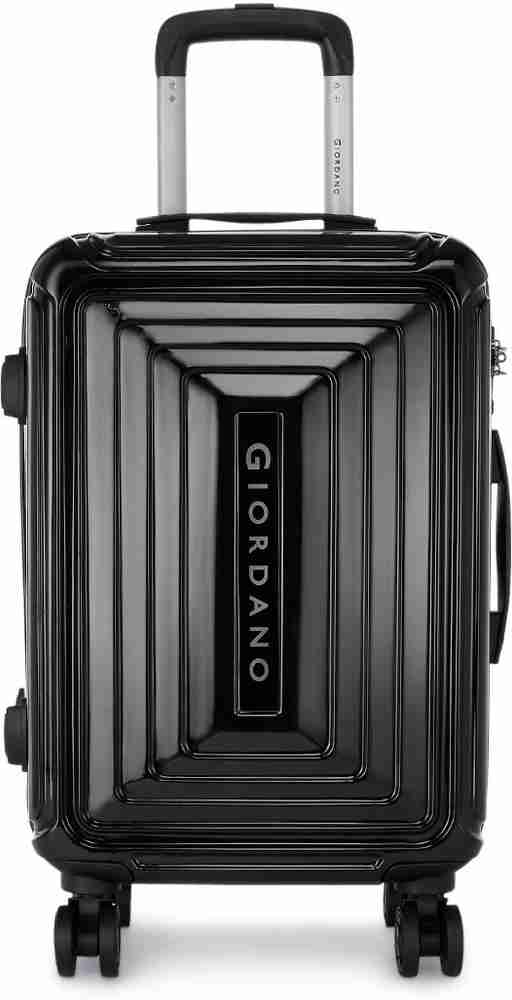 GIORDANO GD 2150BLK24 Check in Suitcase 4 Wheels 24 inch Black Price in India Flipkart