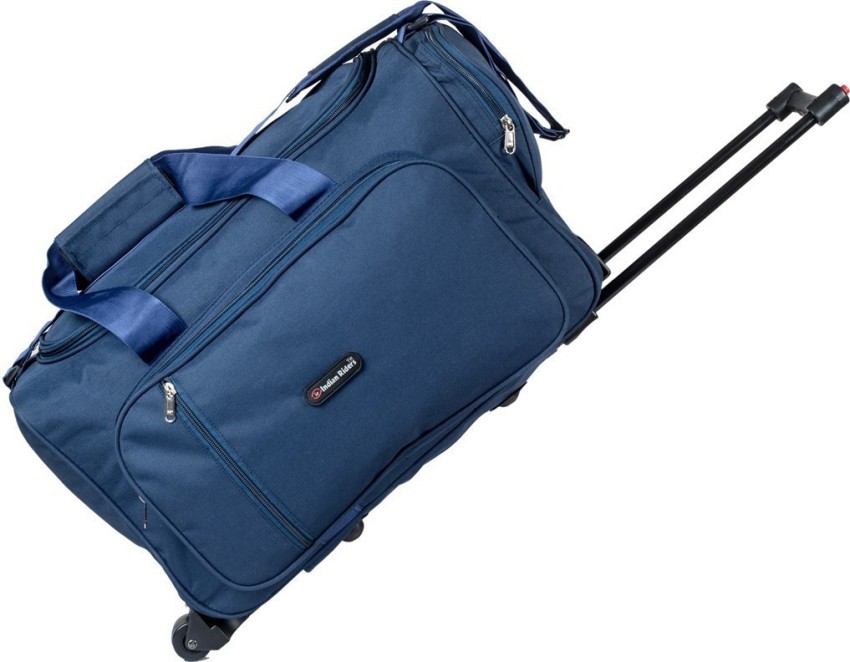 Indian Riders 24 inch/60 cm Travel Bag with Trolley - Navy Blue (IRTB-001)  Duffel Without Wheels