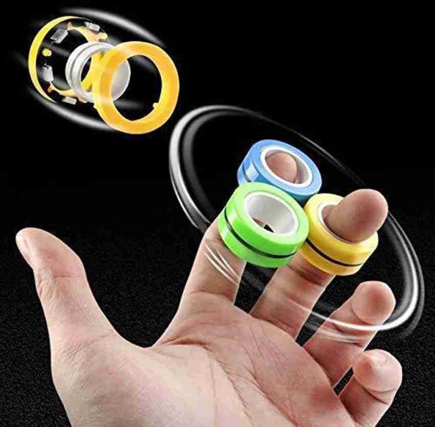 Finger outlet fidget ring