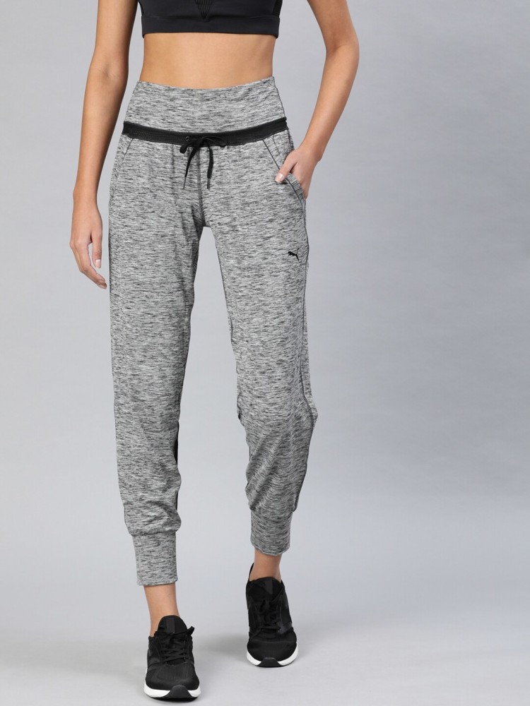 PUMA Solid Women Grey Track Pants - Buy PUMA Solid Women Grey