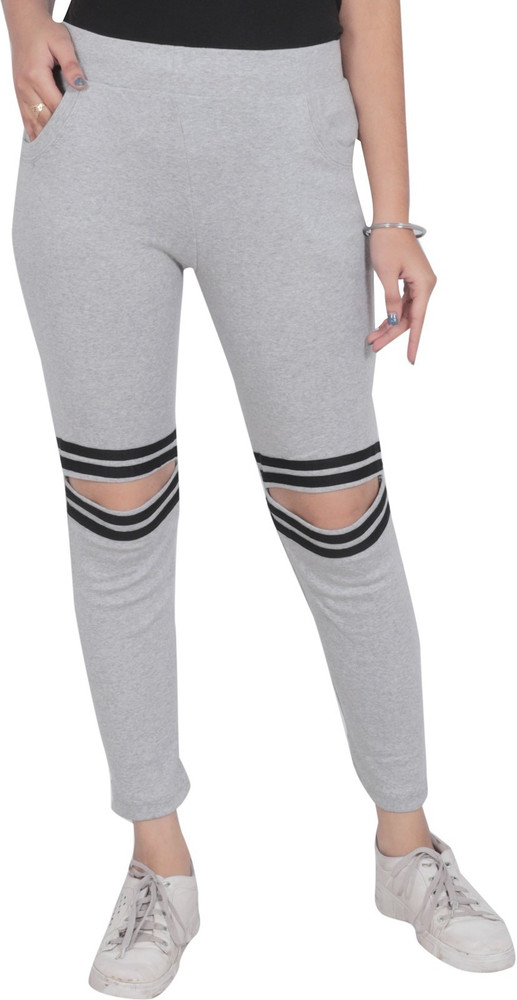 Knee cut track pants discount