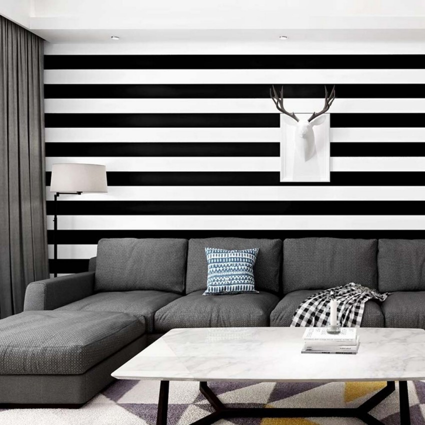 1153837 Black White Striped Wallpaper Images Stock Photos  Vectors   Shutterstock