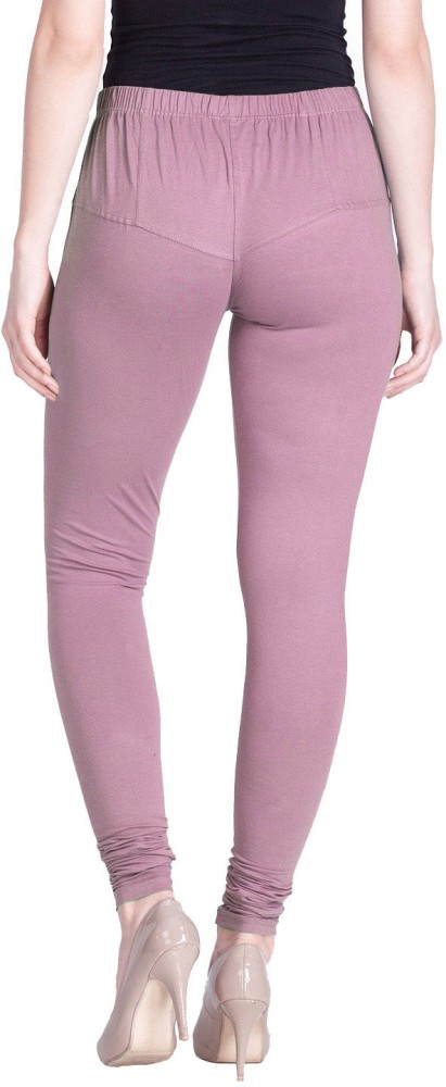LUX LYRA Women's Cotton Churidar And Ankle Length Leggings Dark Pink