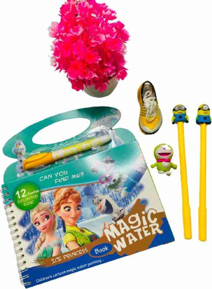 Tebru 2Pcs/Set Baby Water Coloring Pens Drawing Pen for Children Magic Painting Mat Book Kids Gift, Baby Water Coloring Pen,Baby Water Pen, Size