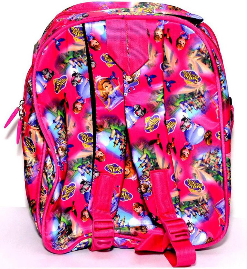 Flipkart Style My Home Children s Barbie Princess Polyester 3D School Bag for Age Group 3 5 Years Pink 14 inch School Bag School Bag