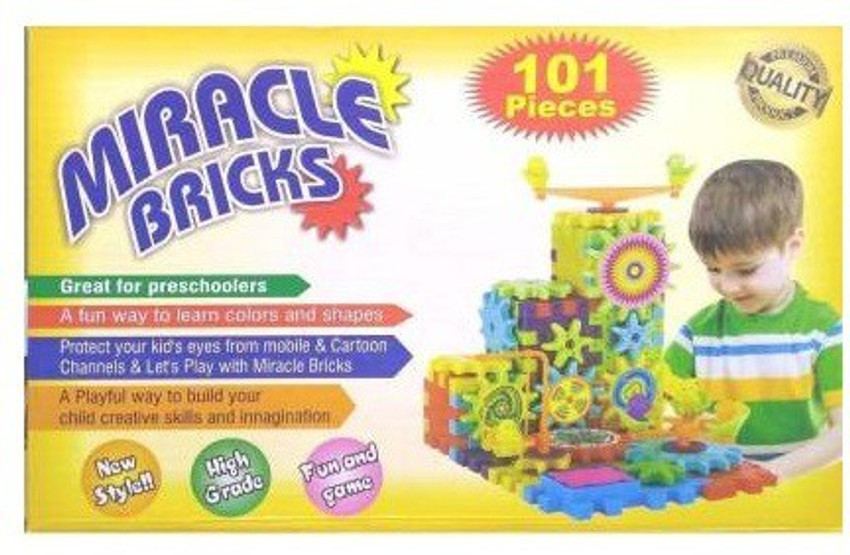 Mechanical gear building blocks top