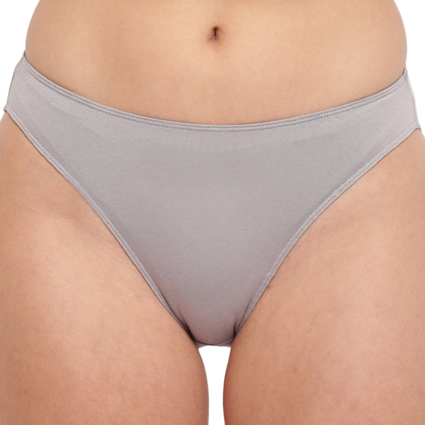 Buy BASIICS by La Intimo Women's Polyspandex Spiffy Semi-Seamless Thong ( Pack of 3) Online In India At Discounted Prices