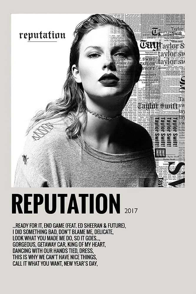 Taylor Swift Poster - Reputation (300GSM Premium Matte Finish Art Paper,  13x19 inches, UNFRAMED, SELF ADHESIVE, Multicolor 14) Fine Art Print -  Movies posters in India - Buy art, film, design, movie