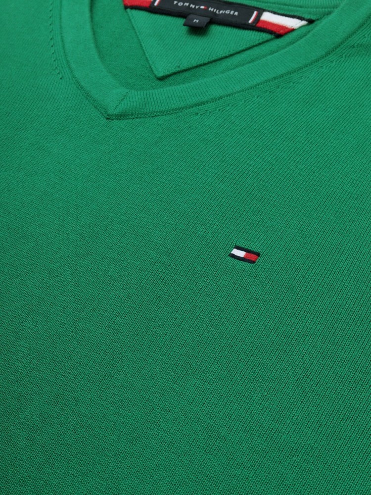 Tommy hilfiger green discount jumper