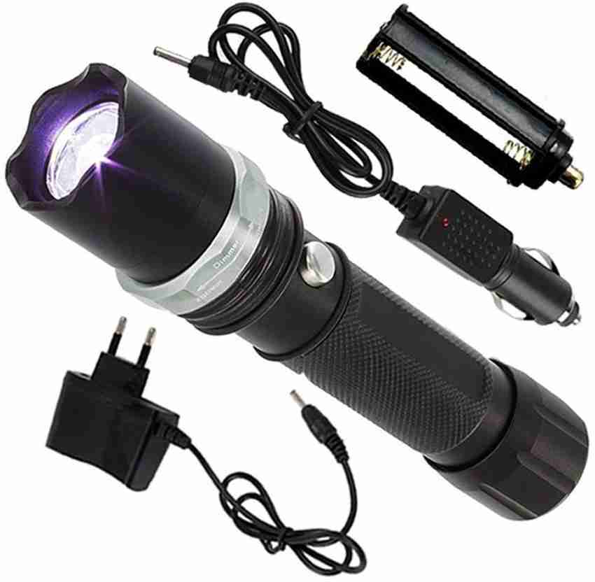 Flashlight car sales battery charger