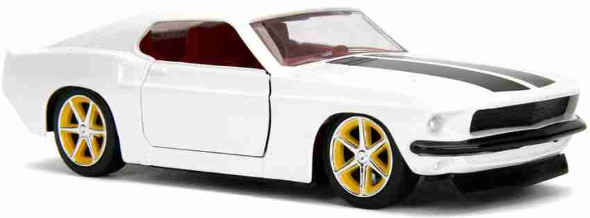 Jada Toys 2022 Fast & Furious Roman’s White Ford Mustang 1:32 Scale 