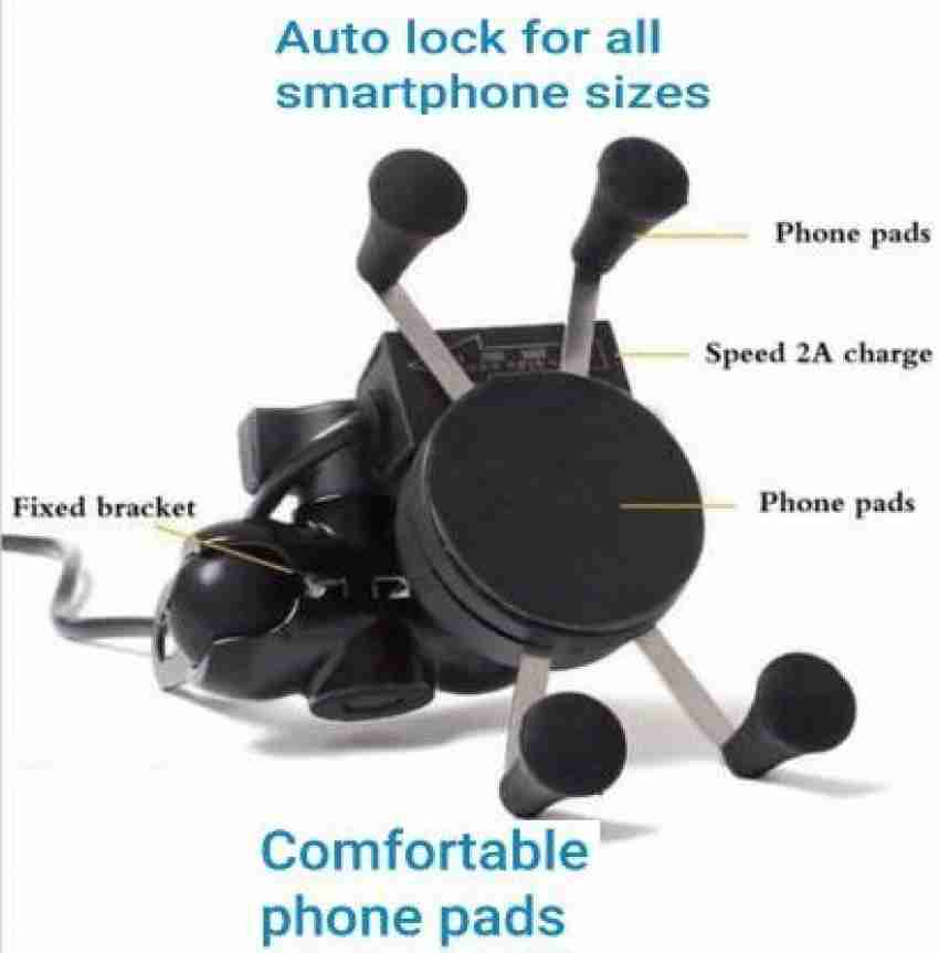 Bike mobile holder with charger flipkart online