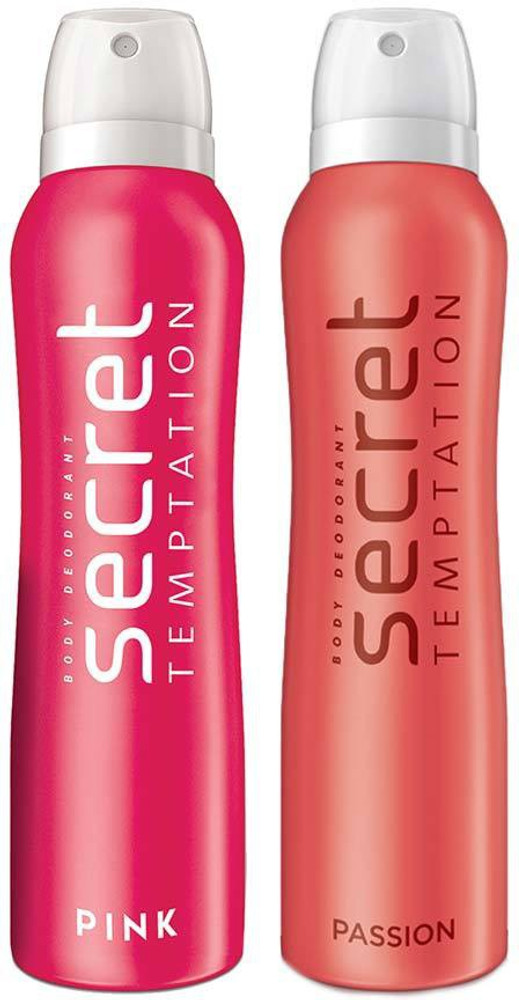 secret temptation Passion and Pink Deodorant Combo Deodorant Spray