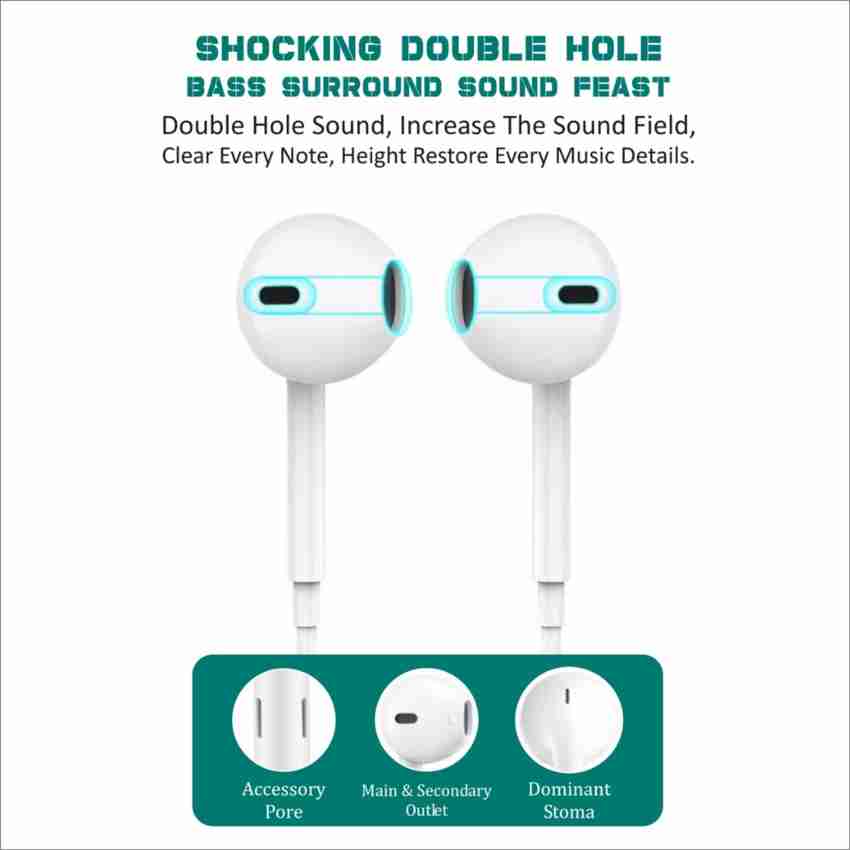 Branko Lightning Connector Earphone iPhone Jack Earphone Wired
