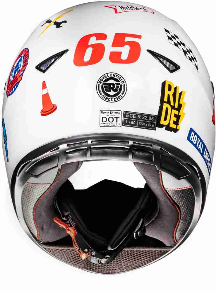 ROYAL ENFIELD Multi Decal ISI DOT ECE Certified with Visor Full