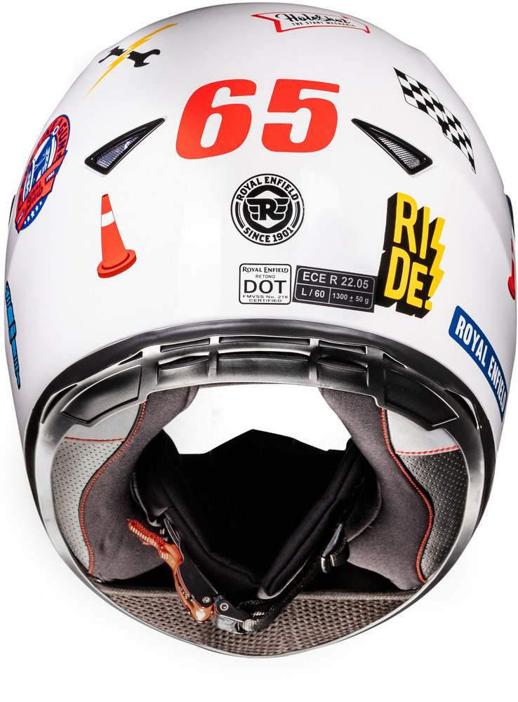 ROYAL ENFIELD Multi Decal ISI DOT ECE Certified with Visor Full