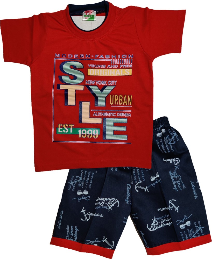 Nayra Baby Boys & Baby Girls Casual T-shirt Shorts Price in India