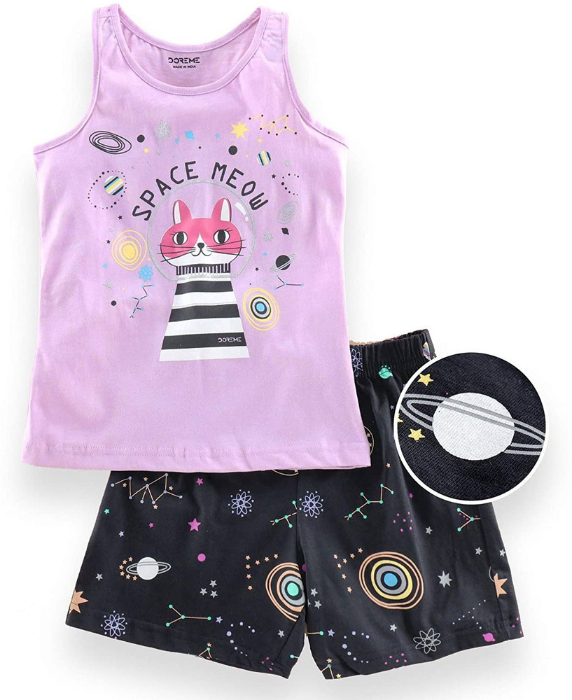 DoreMe Baby Girls Casual Vest Shorts Price in India Buy DoreMe
