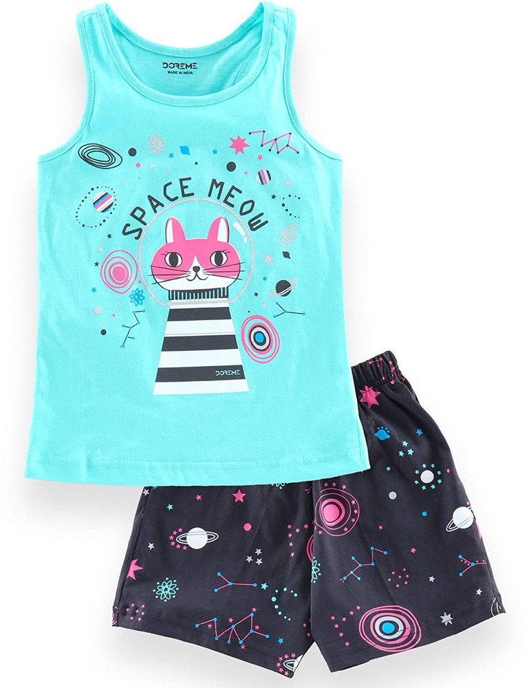 DoreMe Baby Girls Casual Vest Shorts Price in India Buy DoreMe