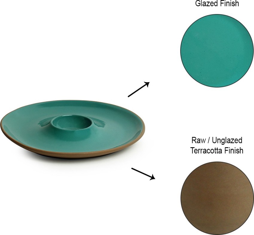 ExclusiveLane Hand Glazed Chip-N-Dip Serving Platter In Ceramic (Microwave  Safe) Chip & Dip Tray Price in India - Buy ExclusiveLane Hand Glazed  Chip-N-Dip Serving Platter In Ceramic (Microwave Safe) Chip & Dip