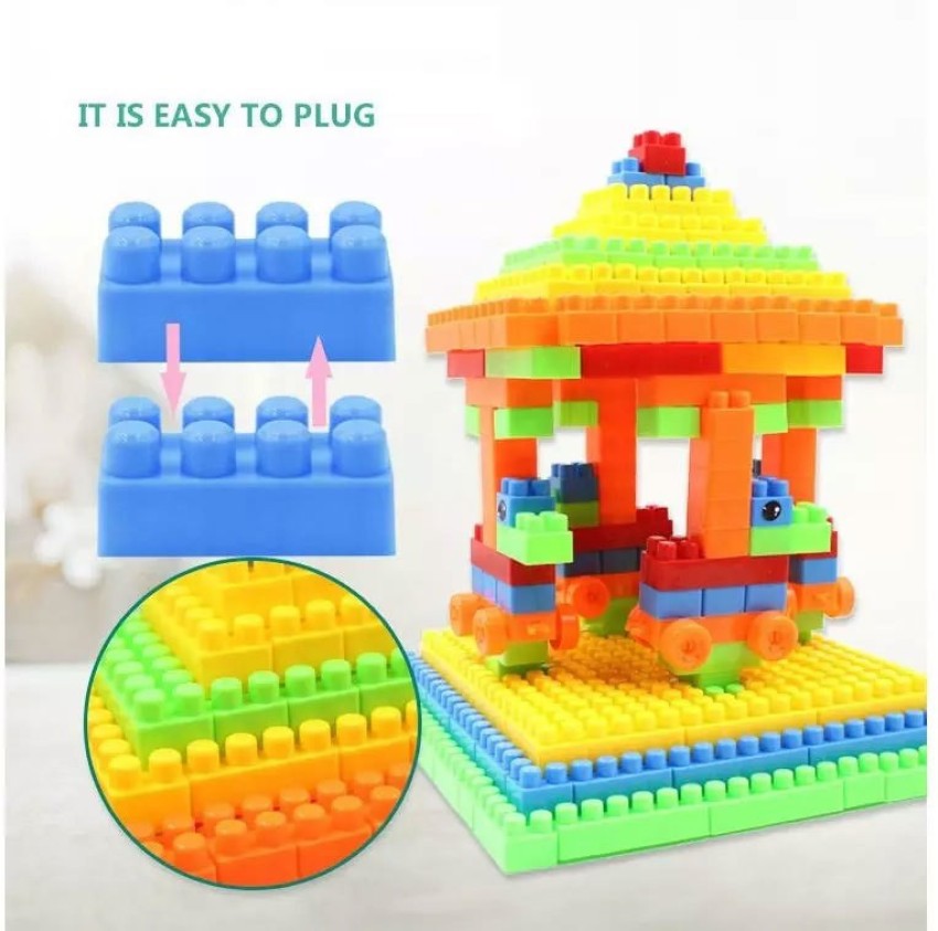 GREEN WAY BEST GIFT BABY TOY 100pcs (92 Pieces +8 Tyres) Building Blocks -  BEST GIFT BABY TOY 100pcs (92 Pieces +8 Tyres) Building Blocks . Buy KIDS  TOYS toys in India.