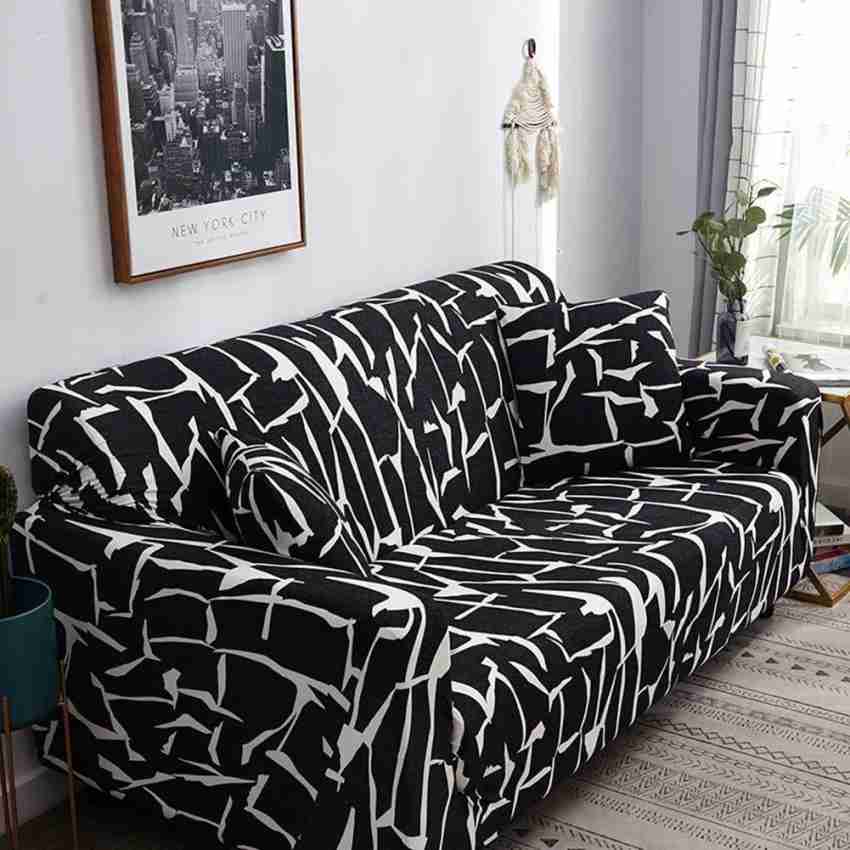 lukzer Polyester Striped Sofa Cover Price in India - Buy lukzer Polyester  Striped Sofa Cover online at