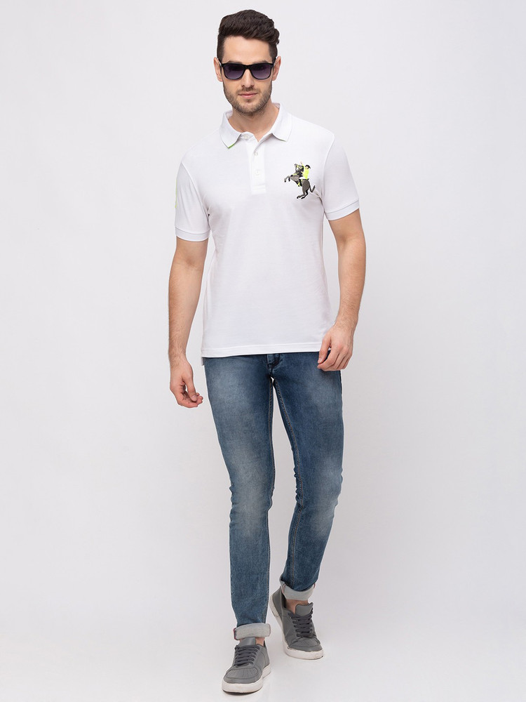 Giordano polo deals shirt white