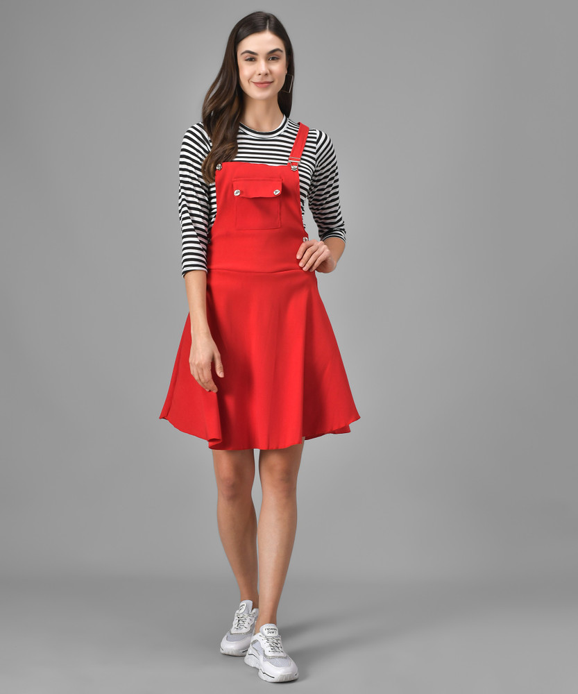 Dungaree skirt top flipkart