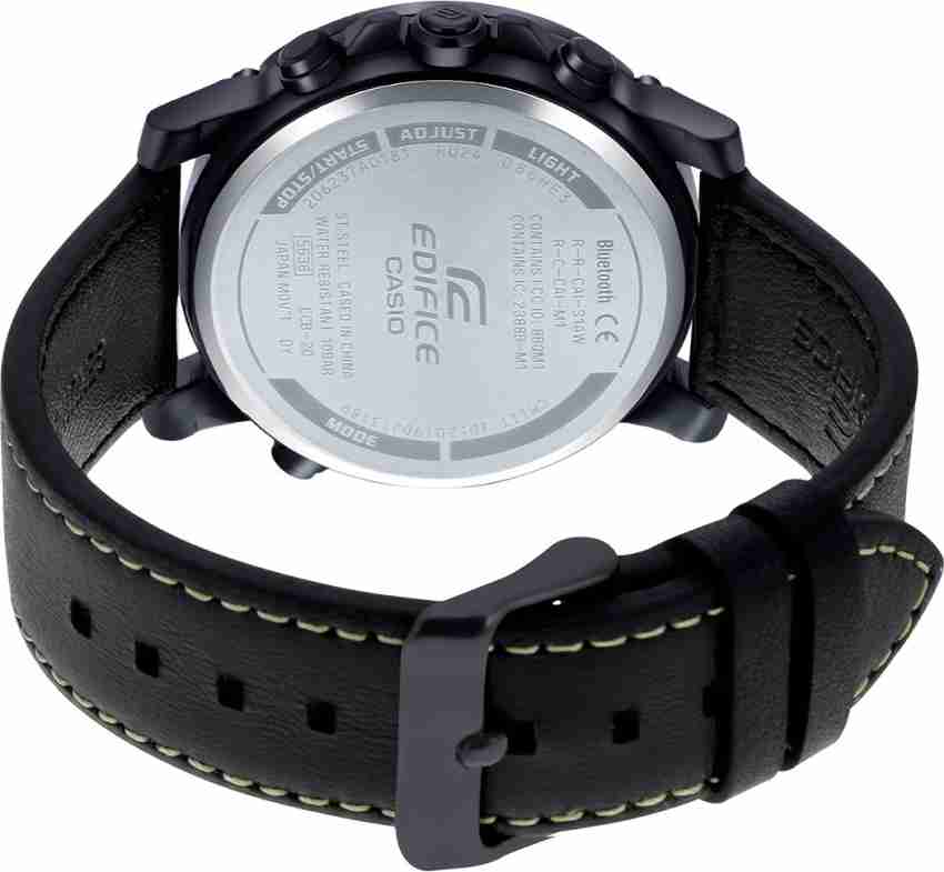 Casio edifice men's bluetooth 2024 smart steel bracelet watch