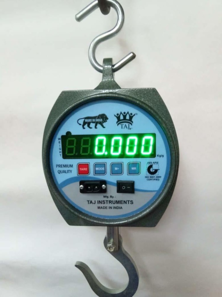 I Tech 100/200 Kg Green Display Hanging Weighing Scale Price in