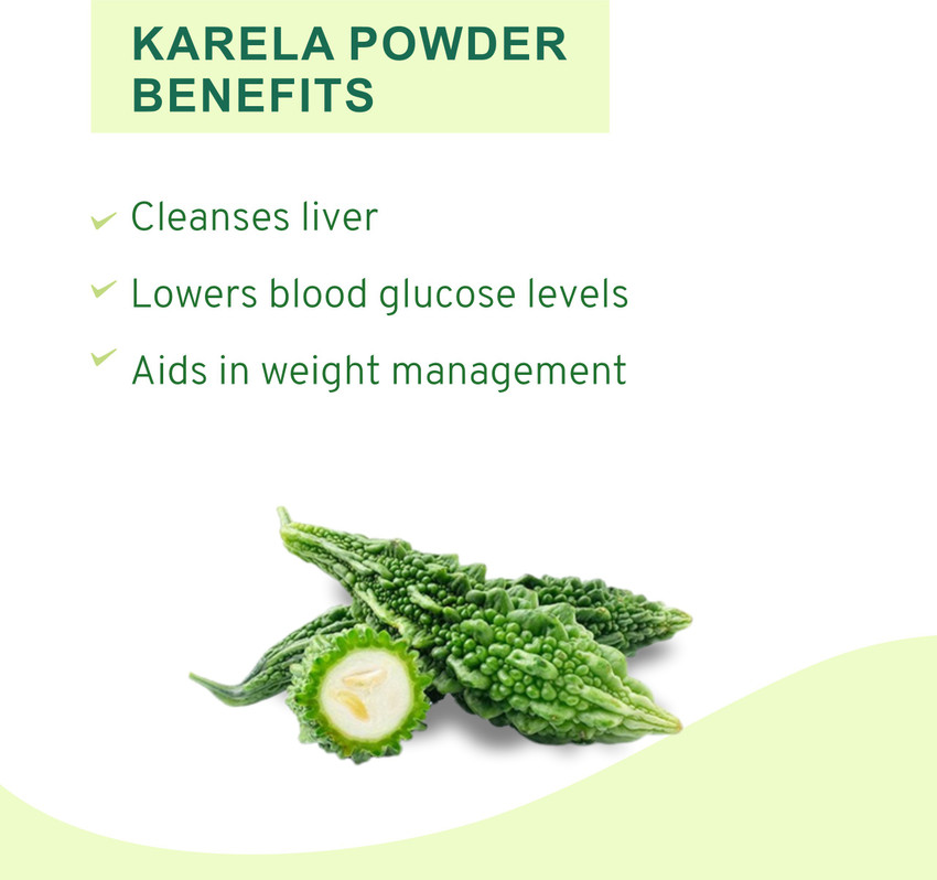 Vitro Naturals Organic Karela Powder Supports Healthy Blood Sugar