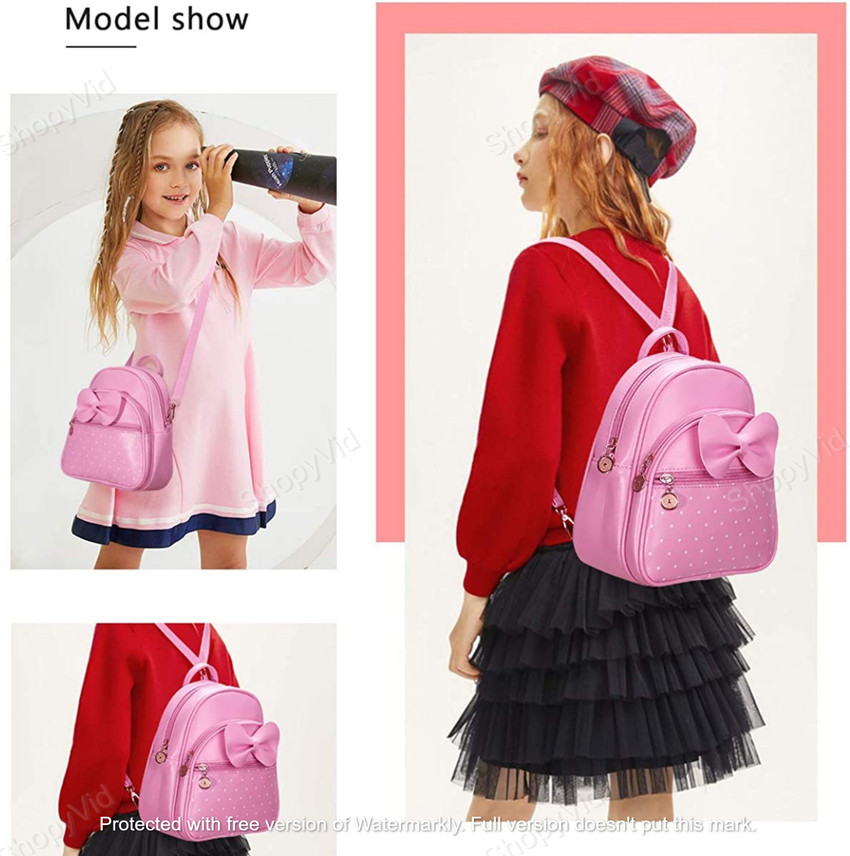 Pink designer backpack deals