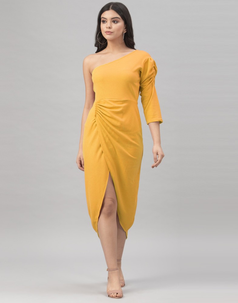 One Shoulder Dress - Buy One Shoulder Dress Online in India