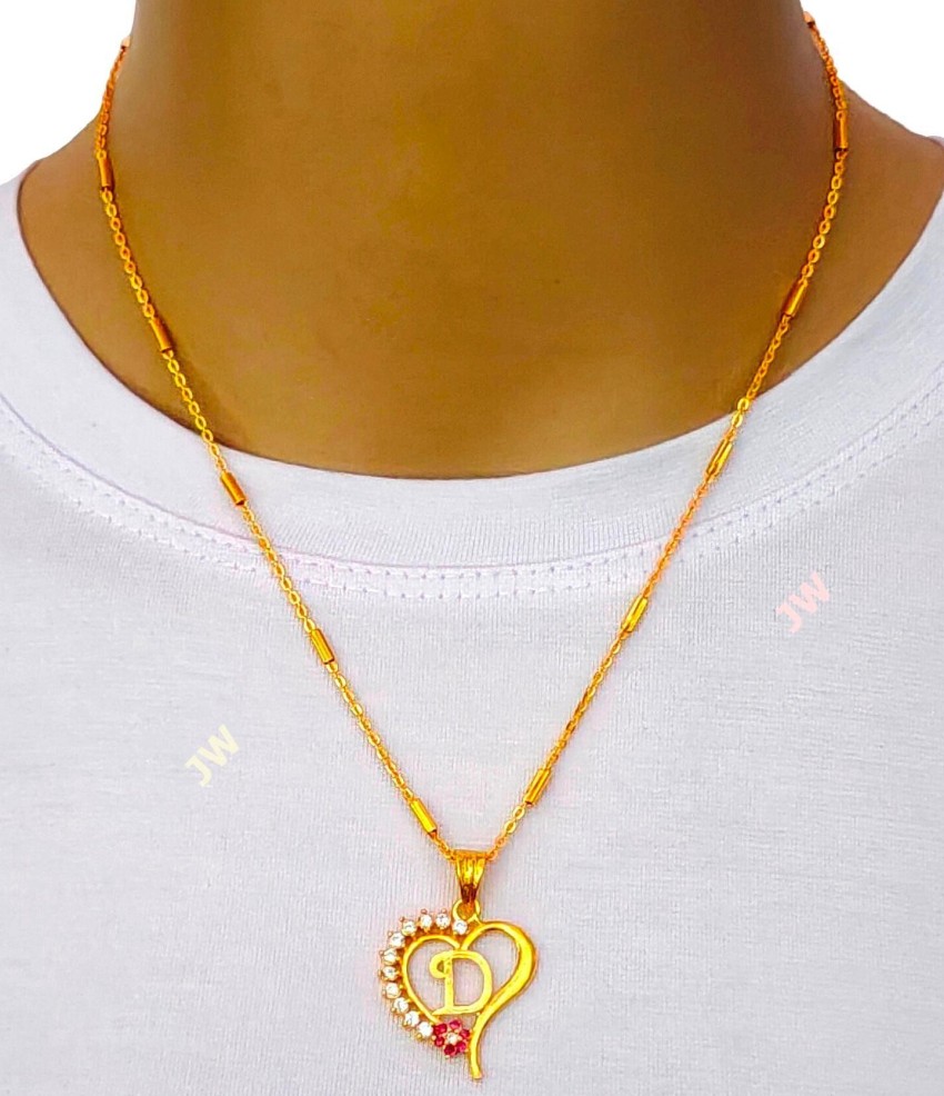 Share more than 145 gold d necklace best - songngunhatanh.edu.vn