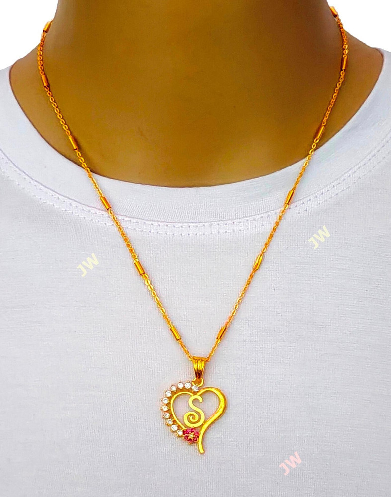S alphabet deals locket design