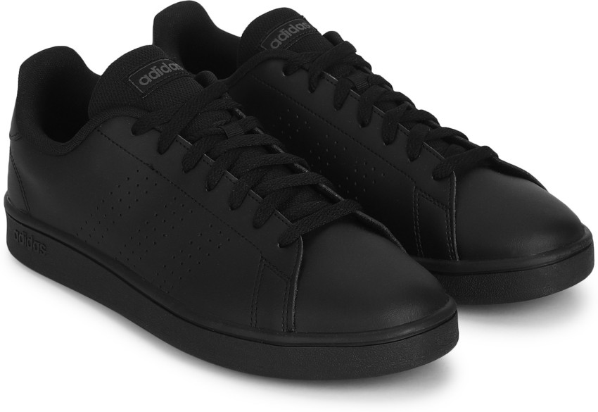 Adidas advantage best sale leather trainers