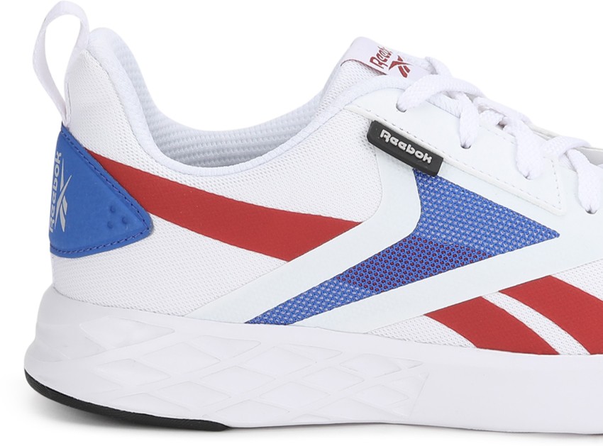 reebok rapide mu blanc rouge bleu